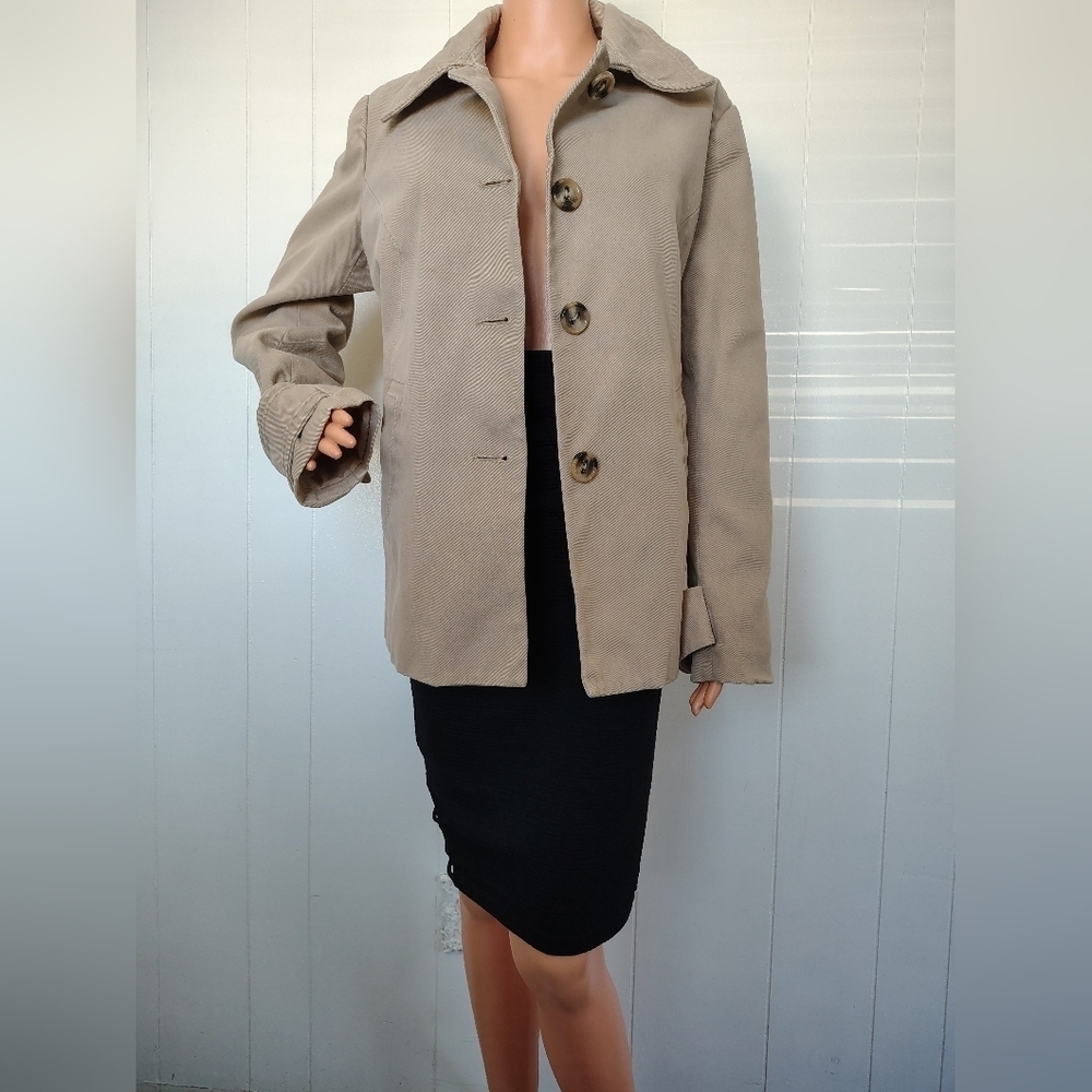 New York & Company Women's Tan Jacket Size L